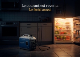 Le courant est revenu. Le froid aussi