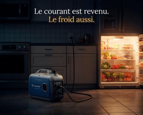 Le courant est revenu. Le froid aussi